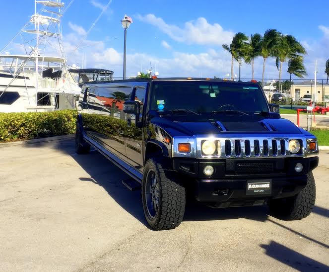 Ft Lauderdale Airport Black Hummer Limo 
